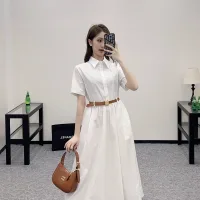 1:1 Miu Miu Cotton Short-Sleeved Shirt