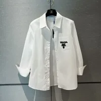 High Quality 1:1 Prada Cotton Shirt