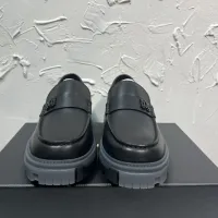 Designer Ami Derby Shoes Black Cowhide Spring Autumn Patch