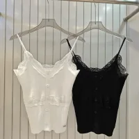 High Quality Luxury Chanel Lace Tank Top