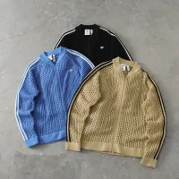 Luxury AAA Adidas Coats Blue Suitable For All Seasons
