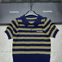 Designer Miu Miu Jacquard Short Sleeves