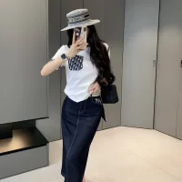 Luxury Designer Dior Cotton Short-Sleeved Shirts