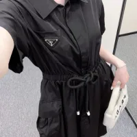 Aaa Prada Nylon Short-Sleeved Tops
