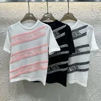 High Quality Luxury Dior Jacquard Short Sleeves