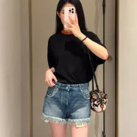 Luxury Loewe Denim Shorts For Summer