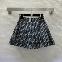 Designer Dior Pleated Skirt