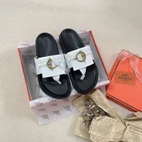 Luxury AAA Hermes Flip-Flops Ash Genuine Leather Suede Spring Summer Early