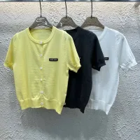 Aaa Luxury Miu Miu Short-Sleeved Shirts