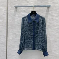 Luxury Designer Chanel Long-Sleeved Shirts
