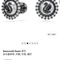Super Clone Swarovski Earrings White Easy To Match