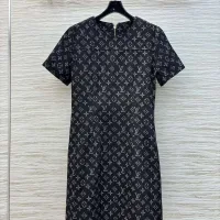 Designer Louis Vuitton Jacquard Short-Sleeved Shirts