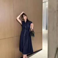 1:1 Designer Loewe Denim Short-Sleeved Shirts For Spring