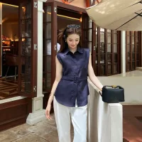 1:1 Luxury Loewe Cotton Sleeveless Shirt
