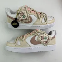 Luxury AAA Nike Court White Patch