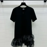 Designer Luxury Loewe Lace Short-Sleeved Shirts