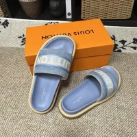 Aaa Louis Vuitton Canvas Sandals