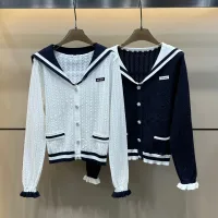 1:1 Miu Miu Long-Sleeved Cardigan