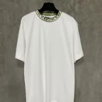 Reps High Quality Dior Short Sleeves Red Cotton Combed Embroidery
