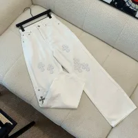 1:1 High Quality Chrome Hearts Leather Pants