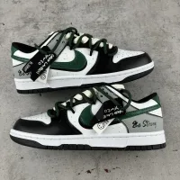 Designer Nike Sneakers Green Lace
