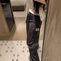 1:1 Aaa Miu Miu Silicone Trousers