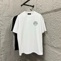 Luxury Reps Earth Short-Sleeved T-Shirt Green Cotton Spring Summer Embroidery