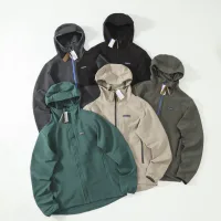 Reps Patagonia Outerwear Red Mesh Outdoor Windproof Color Blocking