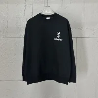Designer Saint Laurent Long-Sleeved Black Minimalist And White Autumn Winter Early Embroidery 3D