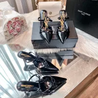 AAA Designer Saint Laurent High Heel Red