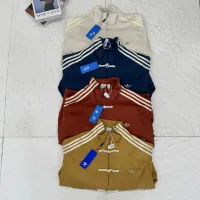 Super Clone Reps Adidas Long-Sleeved Shirts Red Suede