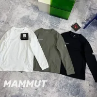 Designer Mammut Long-Sleeved Shirt Red Polyester Quick-Drying Light Outdoor Autumn