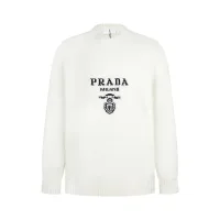Designer Prada Sweater Red Wool