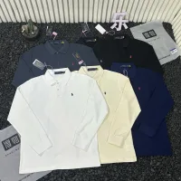 AAA Luxury Ralph Lauren Long-Sleeved Shirts Red Winter 3D Logo