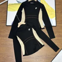 Super Clone AAA Fila Long-Sleeved Ash Silk Exquisite Workmanship Sophistication