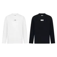 Designer Luxury Margiela Cotton Long-Sleeved T-Shirt