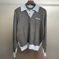 1:1 Aaa Miu Miu Cashmere Polo Shirt