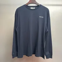 1:1 Luxury Miu Miu Cotton Long-Sleeved T-Shirt