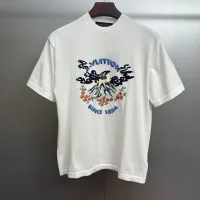 Designer Aaa Louis Vuitton Cotton Short-Sleeved Shirts For Fall