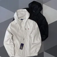 AAA Reps Ralph Lauren Coat Blue Woven Fabric Autumn