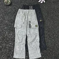 High Quality Stone Island T-Shirt Ash Simple And Versatile Streetwear Street Retro