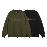 High Quality Designer Louis Vuitton Sweatshirt Red Silk