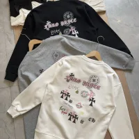 High Quality Chrome Hearts Hoodie Ash Cotton Soft And Gentle Spring Autumn Winter Crisp Silhouette