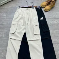 High Quality New Balance Trousers Red Relaxed Fit Autumn Patch