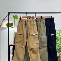 Super Clone Jordan Cargo Pants Red Cotton Pure