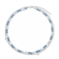 Designer Louis Vuitton Necklace Blue Lace Sophistication