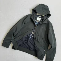 Super Clone Hazzys Long-Sleeved Jacket Red Adjustable Drawstring Understated Luxury Sophistication Spring Autumn