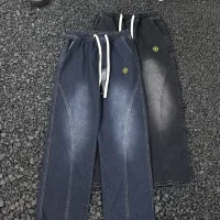 Reps Stone Island Pants Red Minimalist American Style Autumn Winter