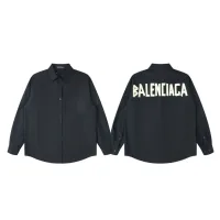 AAA Balenciaga Long-Sleeved Shirts Yellow Down Streetwear