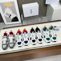 Super Clone High Quality Dior Sneakers Red Suede Mesh Lace Sophistication Autumn Metal Logo